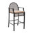 3 - Piece Outdoor Dining Set With Cushions, Patio Pe Wicker Bar Stool And Bistro Bar Table With Metal Frame, Farmhouse Conversation Set For Porch/Yard/Poolside/Cafe-421430214
