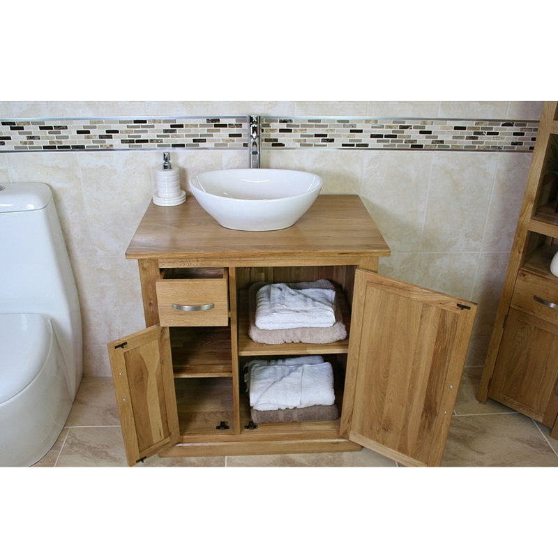 Waples 750mm Single Bathroom Vanity with Vessel Ceramic Basin