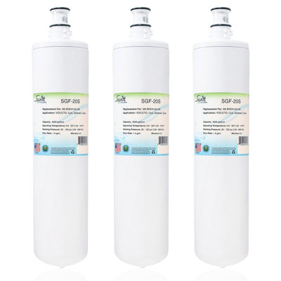 Swift Green Filters SGF-20S Compatible Commercial Water Filter for BREW120-MS, HF20-S,5615103 -3 pack.