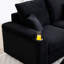 Chaise rembourrée avec repose-pieds Abegale-1025926513