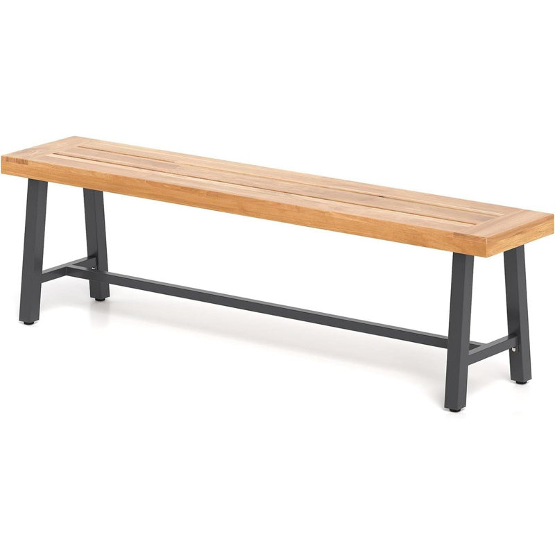 Acacia Wood Entryway Bench
