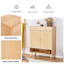 Armoire à chaussures multifonctionnelle en bois aggloméré minimaliste moderne