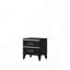 Table de chevet noire