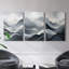 «Lanscape Study Series LIX» - Ensemble de 3 toiles tendues avec châssis - Prêt à être accroché-860670233