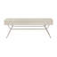 Banc contemporain tapissier Beige