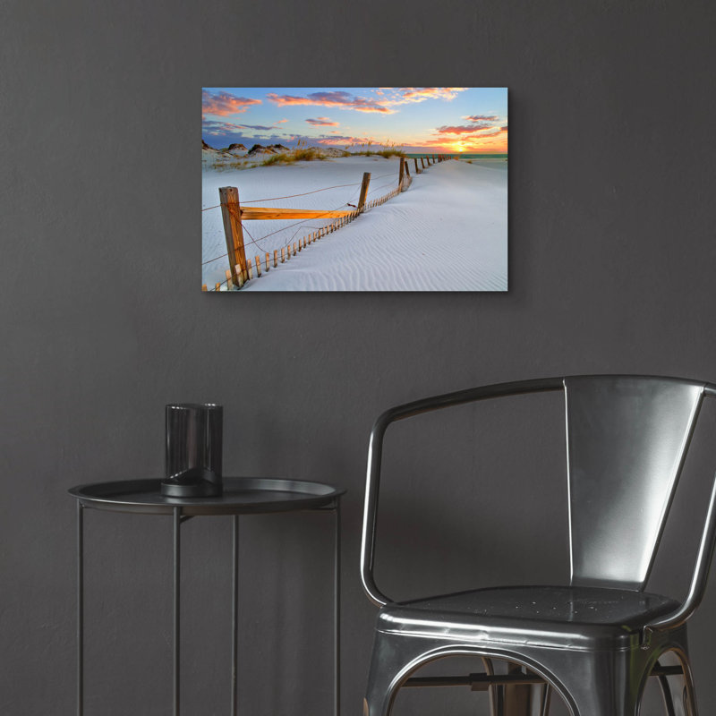 «White Sand Beach Sunset» par Ezra Tanner, H 16 po x l 24 po x P 0,2 po