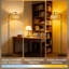 Lampe sur pied Boho