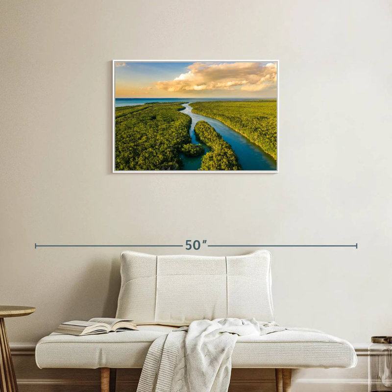 Parc national des Everglades, Cadre flottant blanc, 31 po x 21 po