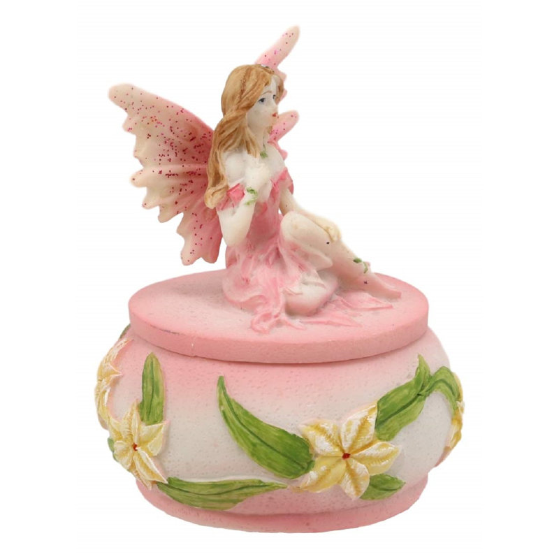 Petite boîte à bijoux en cascade fleur