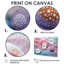 Oursin coloré et corail lavande - art mural oursin-158211381-158211382-158211377