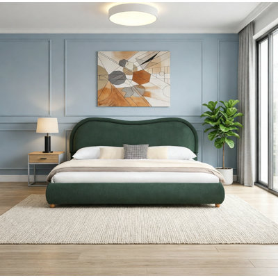 Lit plateforme tapissier Elegant