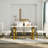 Luxury Dining Table With U-Shaped Base-451659458-456459037