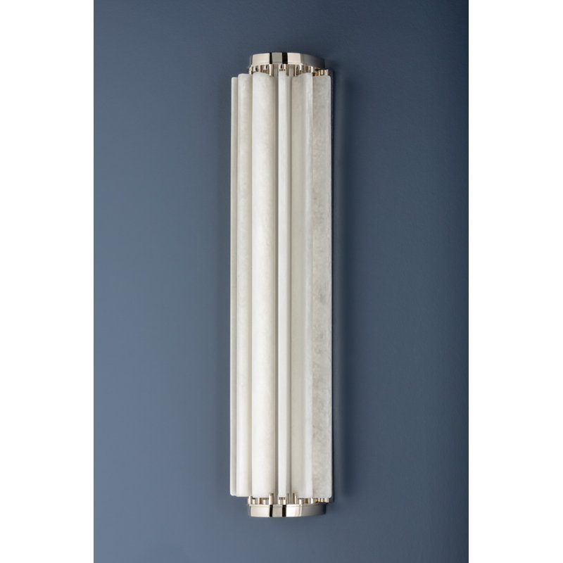Hillside 1 Light Wall Sconce, Polished Nickel
