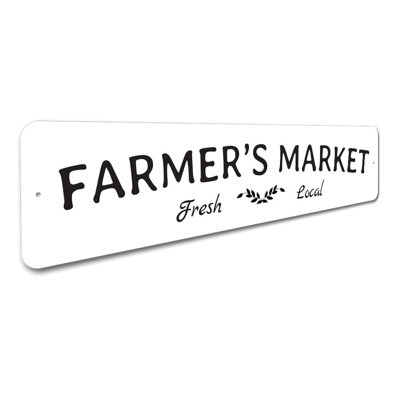 Farmer's Market Aluminum Sign
