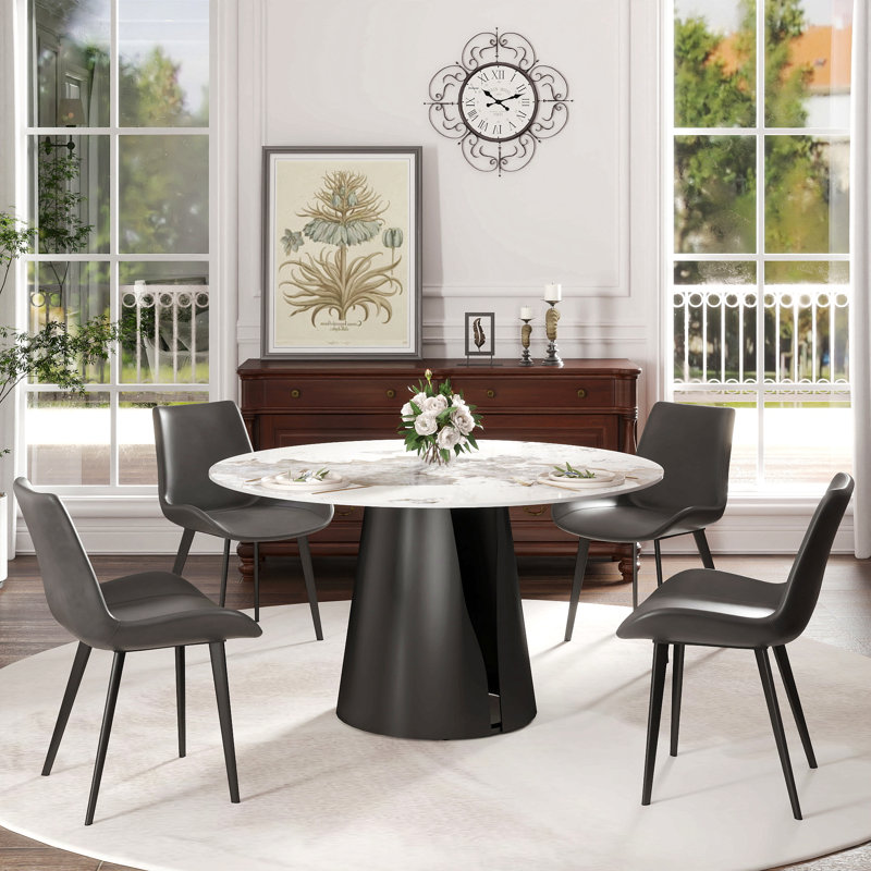 Table de salle à manger Modern, H 29,53 po x L 53,15 po x l 53,15 po
