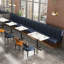 Banc rembourré en similicuir Nordic Luxury