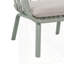 Fauteuil club d'extérieur Huron PP, finition verte avec coussin beige, ensemble de 2-1865916884