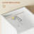Slim Bathroom Storage Cabinet With 2 Doors, For Laundry Room, Kitchen, Living Room, White