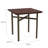 Avon Rx Healthcare Waiting Reception Square End Table Metal Frame 20X20" High Pressure Laminate Top-102342526-102342512