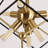 Cabela 6 - Light Dimmable Geometric Chandelier