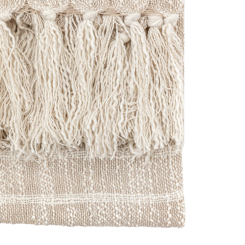 Gallery Direct Milly Stripe Throw, Sand