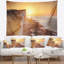Tapisserie «Seashore Sunrise» sur la côte sud de l'Angleterre-28492022