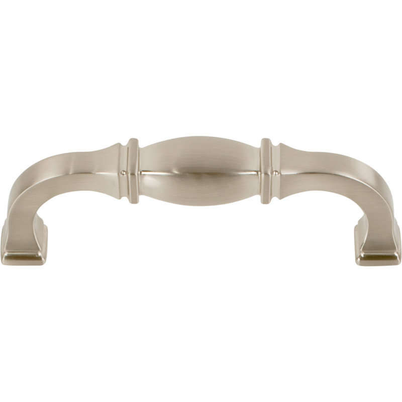 Audrey 96 mm Center-to-Center Cabinet Pull, Satin Nickel