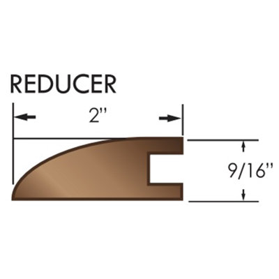 2'' W x 90'' L Carpet Reducer