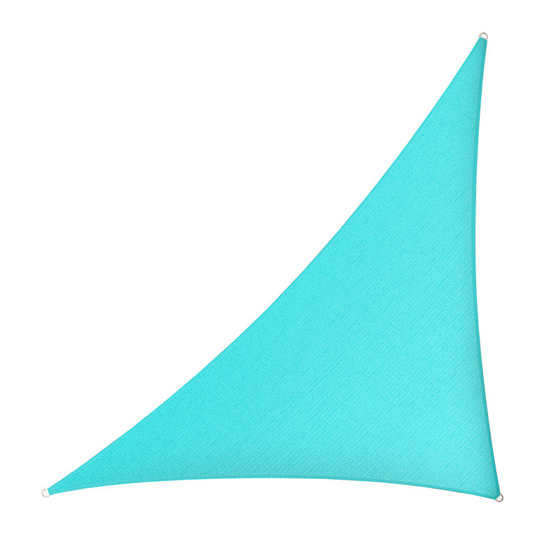 Toile d'ombrage 200 UV Triangle, Turquoise, 28 pi x 28 pi x 28 pi