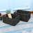 Twisted Rectangle 2 Piece Wicker Basket Set-1629648615