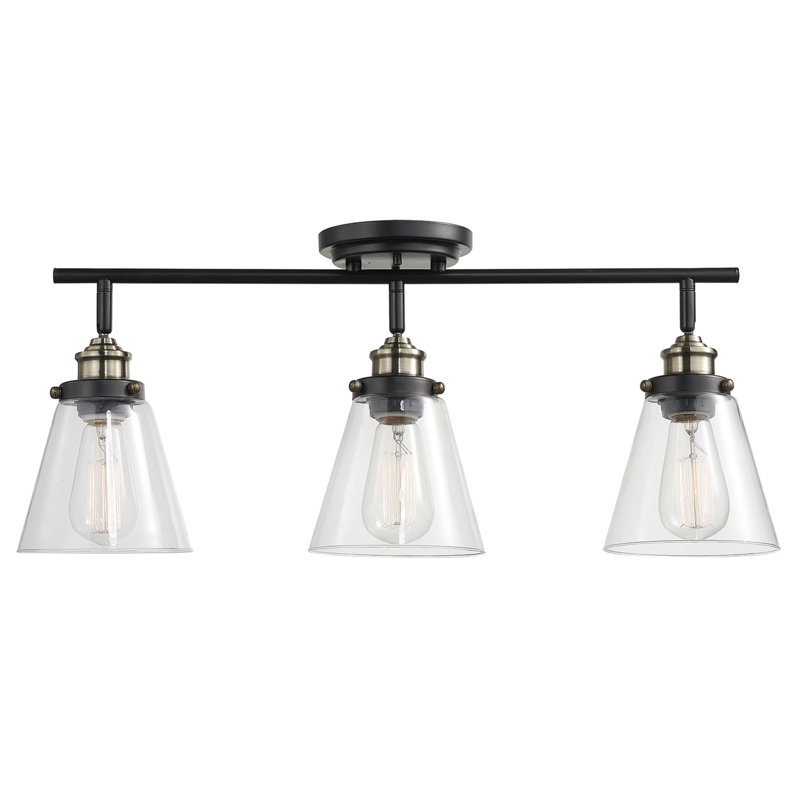 Ensemble de rail d'éclairage 3 lumières 24,5 po Jackson