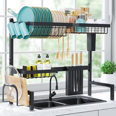 Adjustable Over The Sink Dish Rack