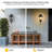 Mid-Century Mordern Outdoor Wall Sconce with Dusk to Dawn with Clear Glass Shade Waterproof-286014142