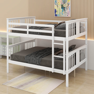 Full Over Full Bunk Bed With Ladder