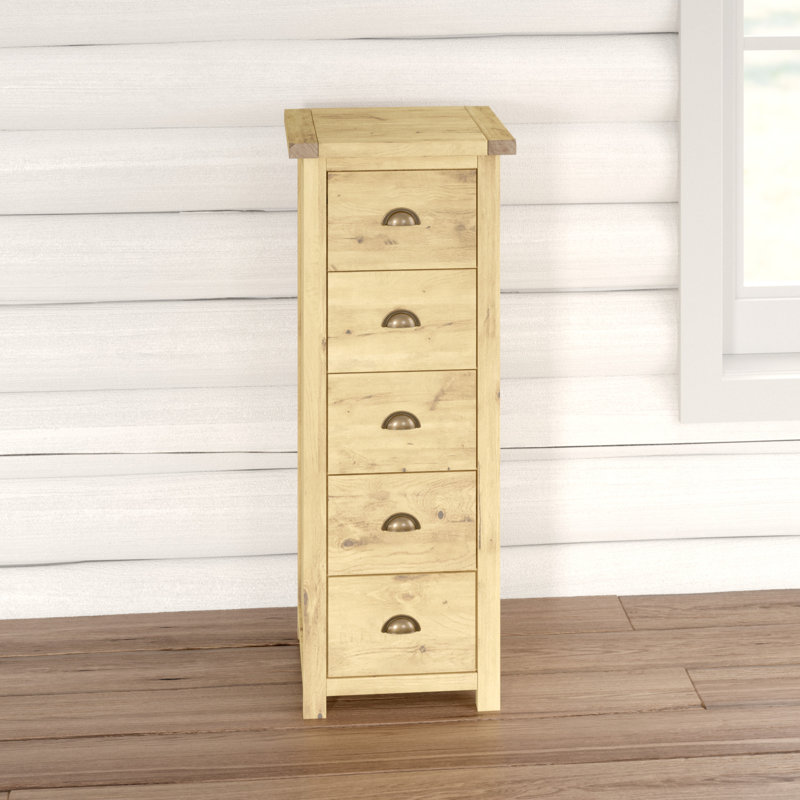 Sarkar 45cm W 5 - Drawer Chest of Drawers