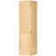 Porte pliante en demi-panneau à persiennes en bois non fini Plantation-2116128151