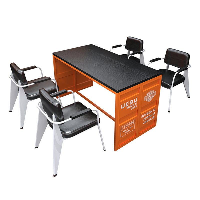 4 - Person Trestle Base Dining Set
