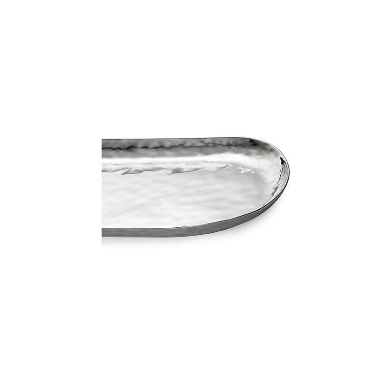 Oceana Stainless Steel Tray, 0.5" H x 16" W x 6" D