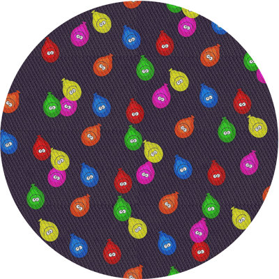 Tapis rouge/vert/bleu