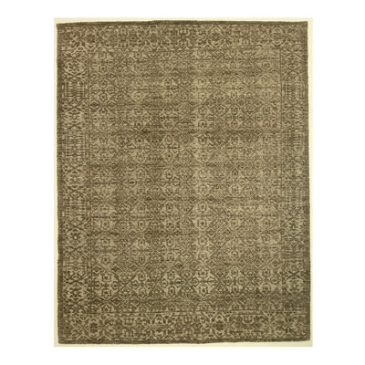 Hand Knotted Abstract Area Rug