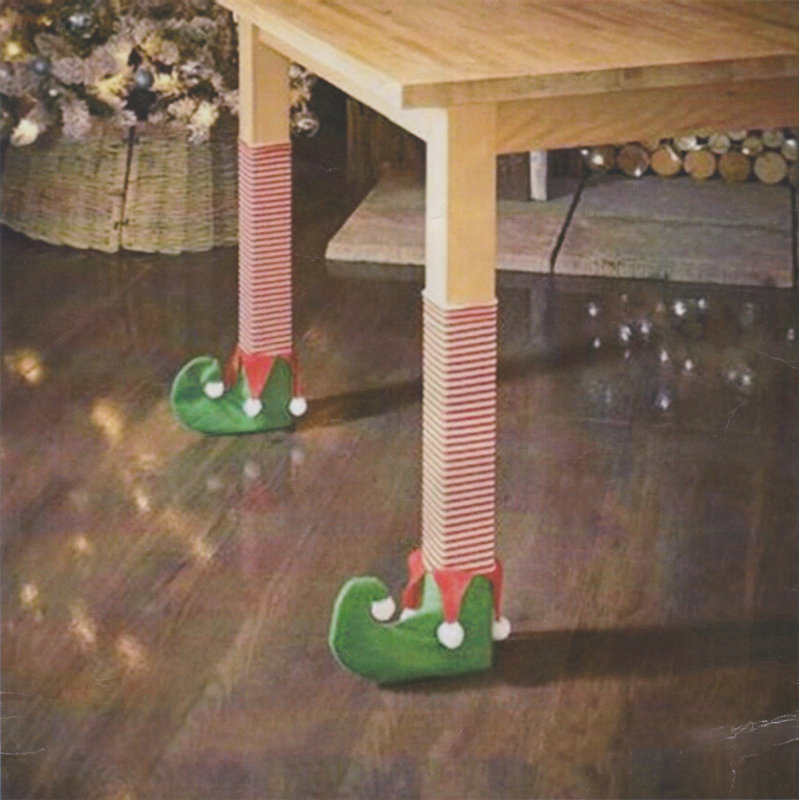 Chair Legs Elfs Boots Stocking Set