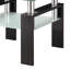 Table de bout carrée Iginio avec plateau en verre-758348670