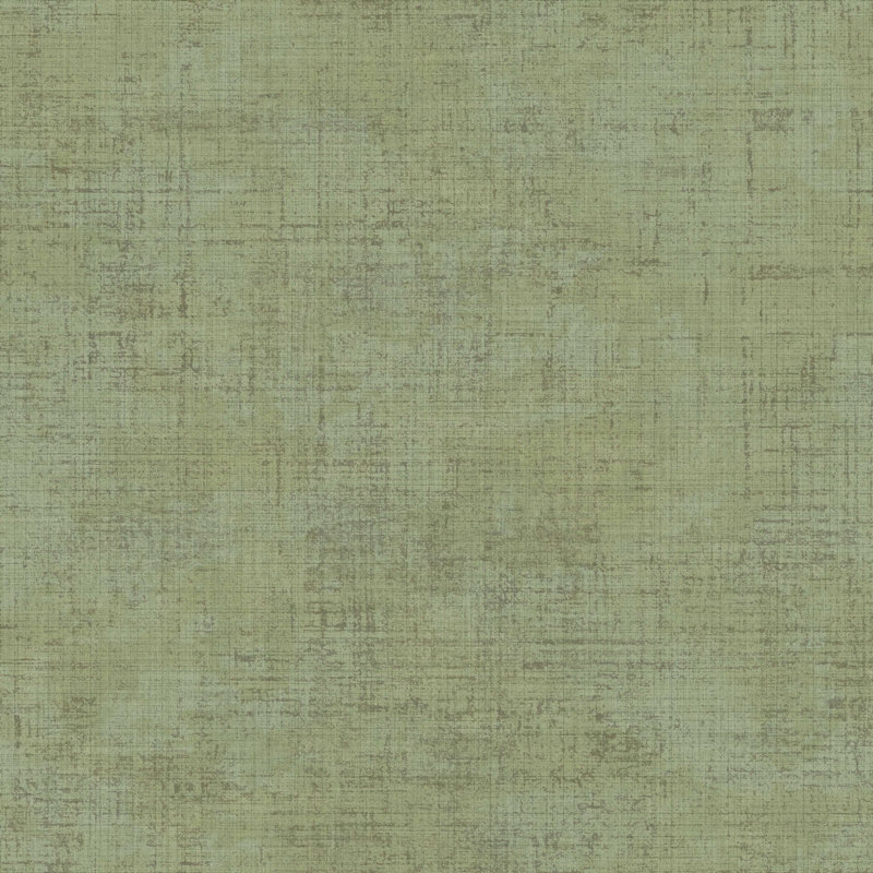 Italian Style Distressed Weave Texture Effect Wallpaper Roll, Green