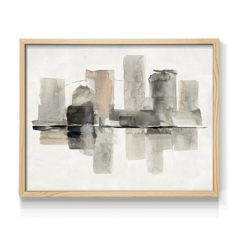 Urban Oasis II -Framed Print - Restickable, 8" H x 10" W, Natural