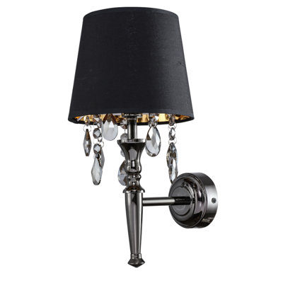 1 - Light Dimmable Chrome Wallchiere