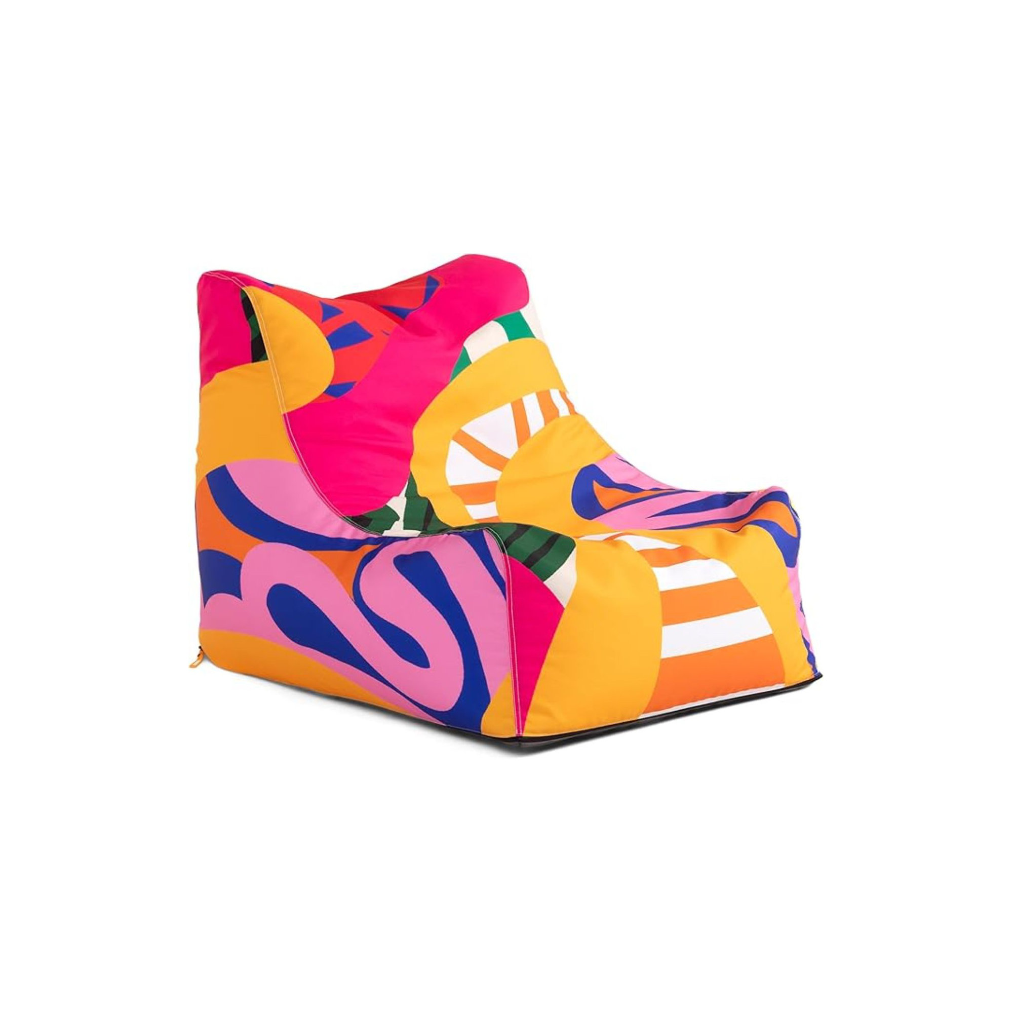 Ponce Outdoor Medium Bean Bag Chair, Zuri Sunbrella