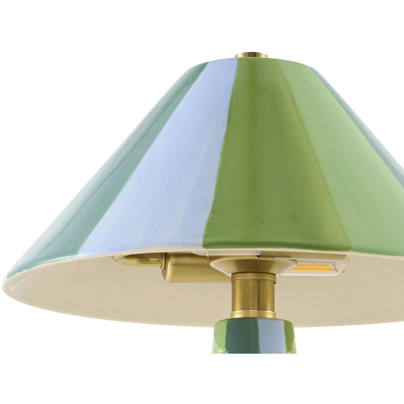 Galleria Table Lamp, Green, Green