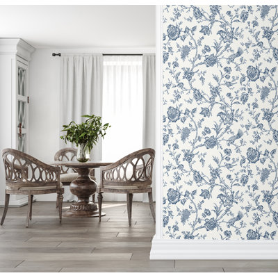 Crishawn Peel & Stick Floral Roll