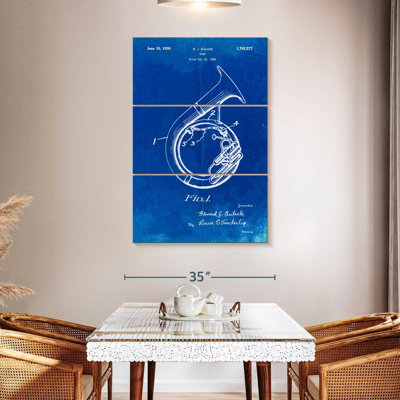 Affiche «Faped Blueprint Sousaphone Laelle»