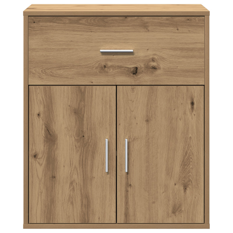 Sideboard With Drawer 60 X 31 X 70 Cm Engineered Wood, Artisan Oak
